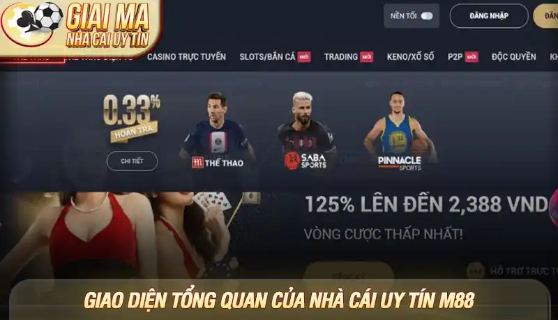 Review nhà cái M88 (Mansion88) Có còn uy tín như xưa? 1 Giao diện tổng quan của nhà cái uy tín M88