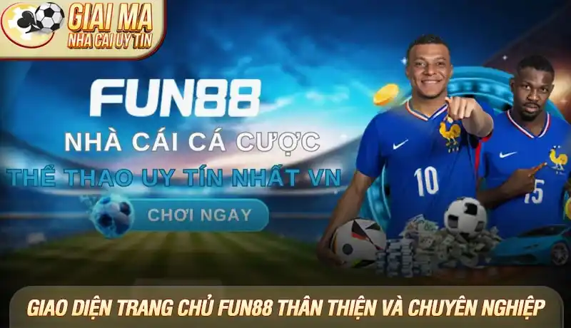 Hướng dẫn tìm link vào Fun88 mới nhất 2025 an toàn và chính xác 1 Giao diện trang chủ Fun88 thân thiện và chuyên nghiệp